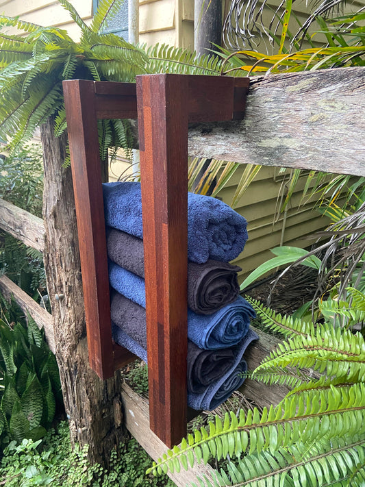 Floating Towel Rack (Merbau)